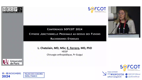 Conférence d'enseignement : Syndromes jonctionnel proximaux après une fusion étendue 